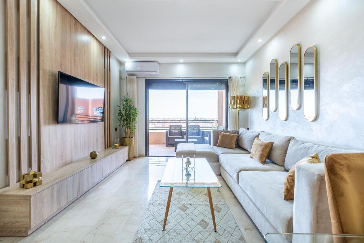 New! Superbe Appartement A Majorelle,Terrace,Iptv. Маракеш Екстериор снимка