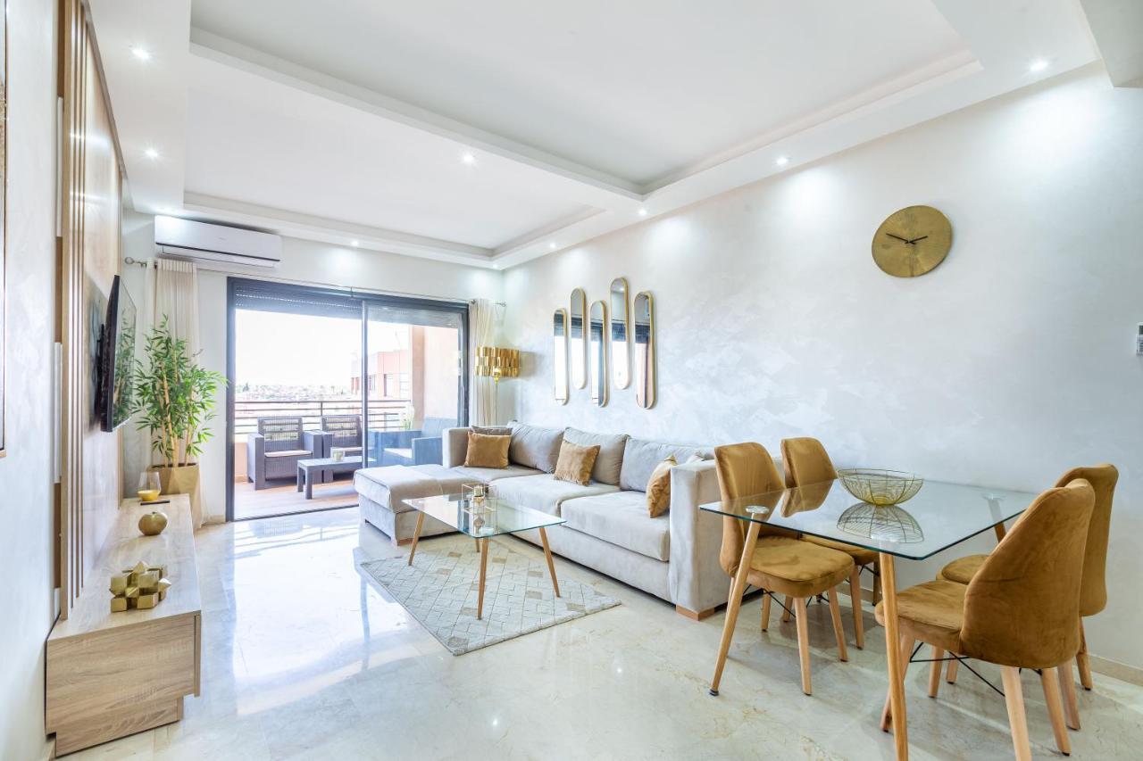 New! Superbe Appartement A Majorelle,Terrace,Iptv. Маракеш Екстериор снимка