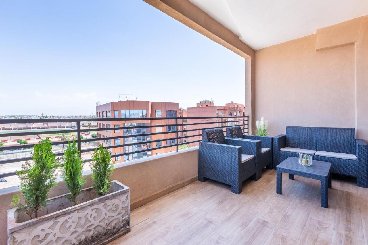 New! Superbe Appartement A Majorelle,Terrace,Iptv. Маракеш Екстериор снимка